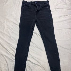 Women Gap Denim Black Jeans